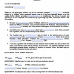 Free Alabama Small Estate Affidavit | Affidavit Of Heirship Form | PDF ...