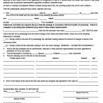 Free Mississippi Small Estate Affidavit | Affidavit Of Heirship Form ...